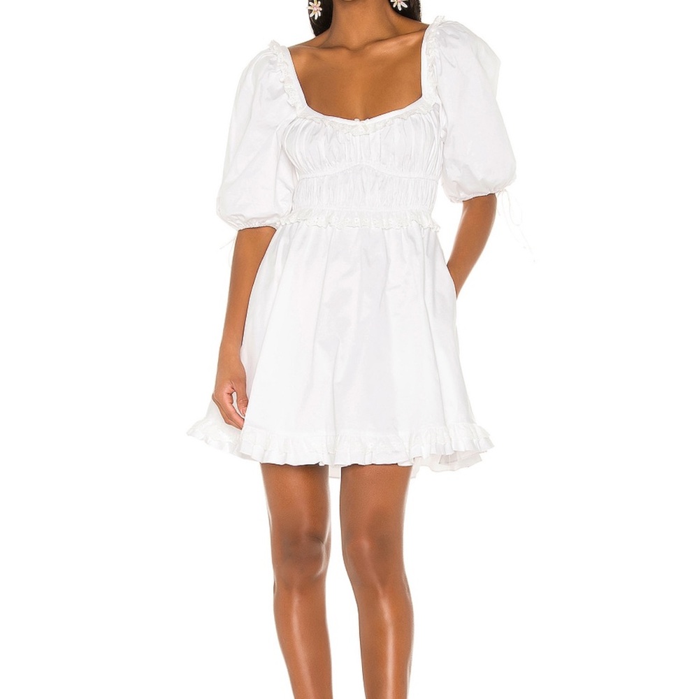 For love and lemons - Jackson Mini Dress in ivory